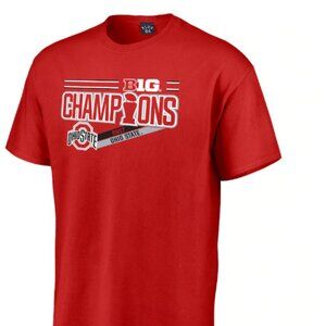 Ohio State Buckeyes Blue 84 2017 Big Ten Football Conference Champions t-shirt